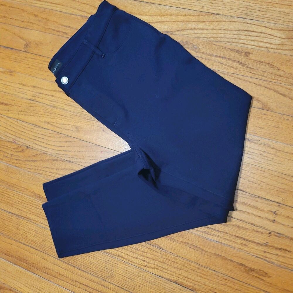 Talbots Soho 5-Pocket Leggings in a women's petite size 10P and navy blue color